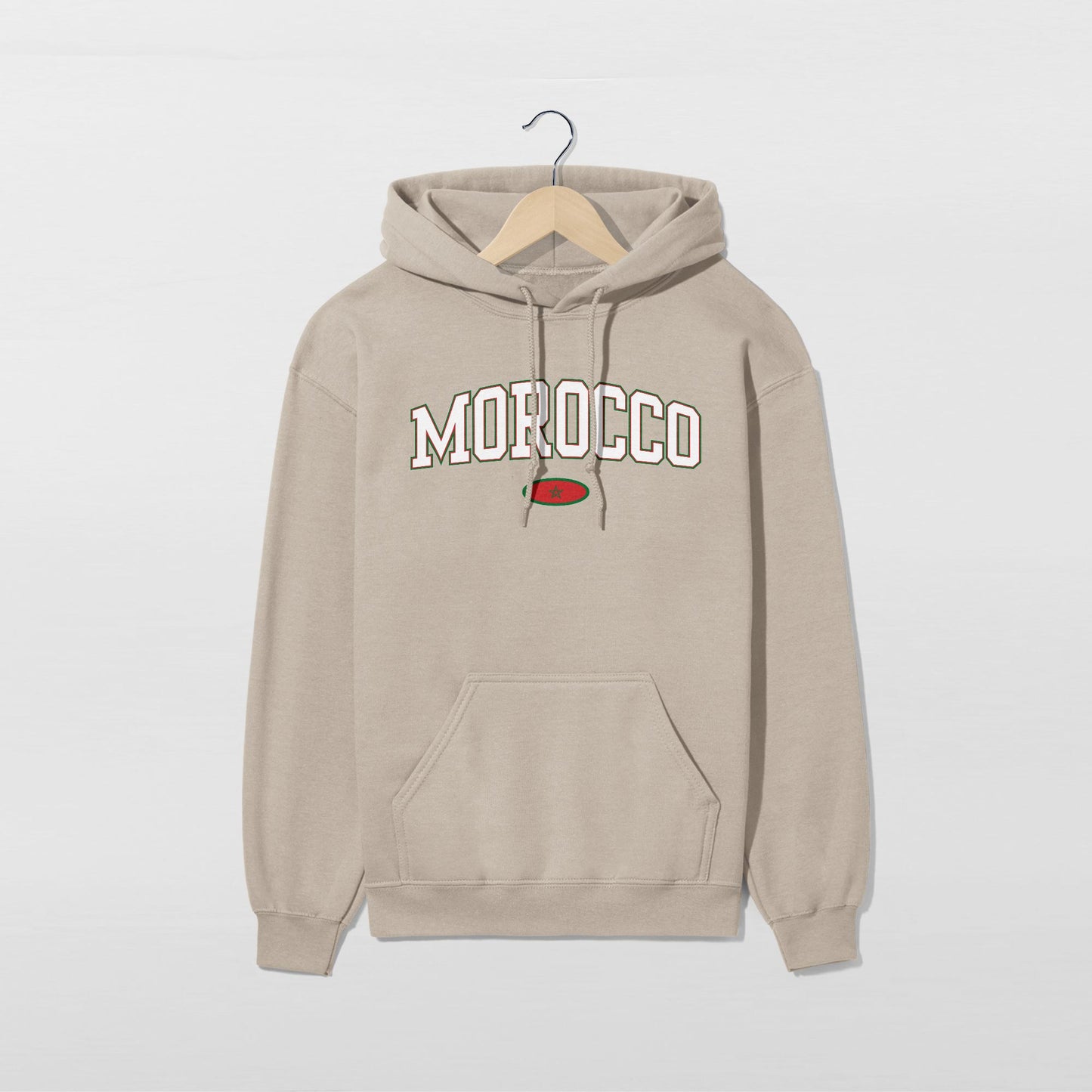 Morocco Flag Hoodie - Unisex