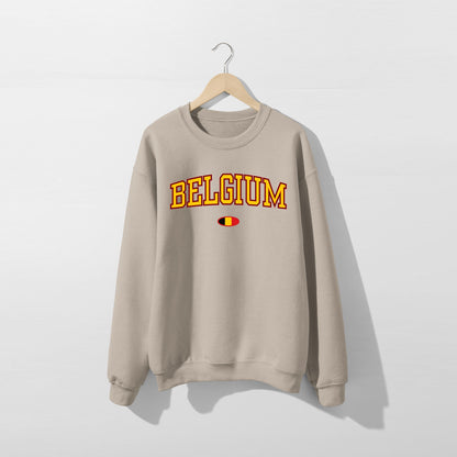 Sudadera con la bandera de Bélgica