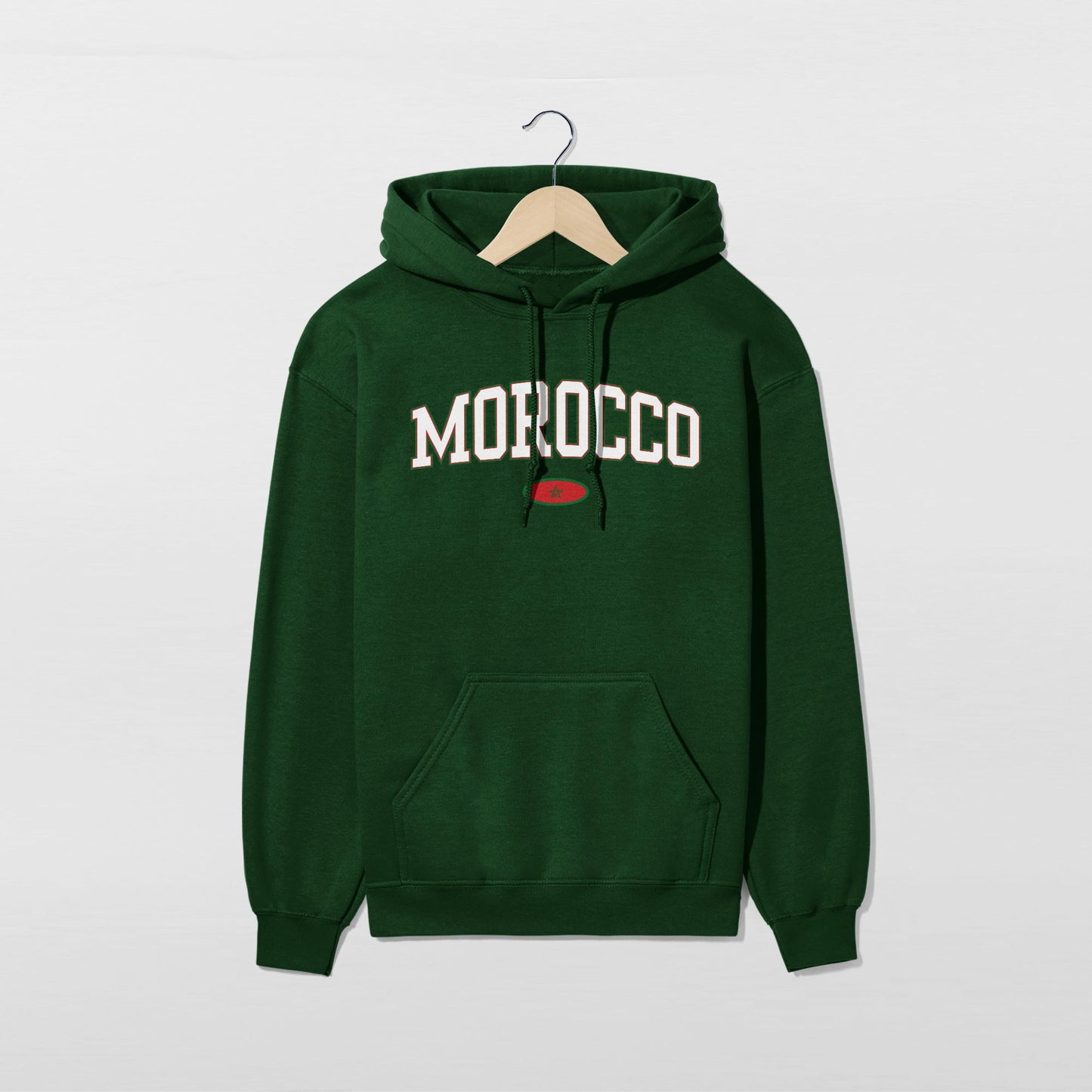 Morocco Flag Hoodie - Unisex