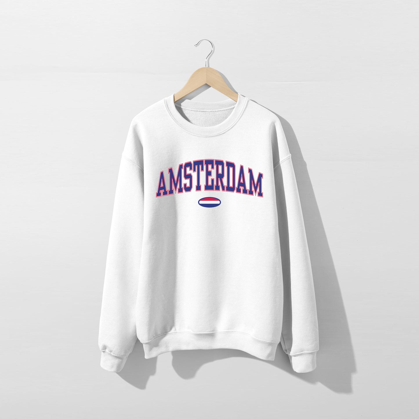 Sweat-shirt avec le drapeau d'Amsterdam