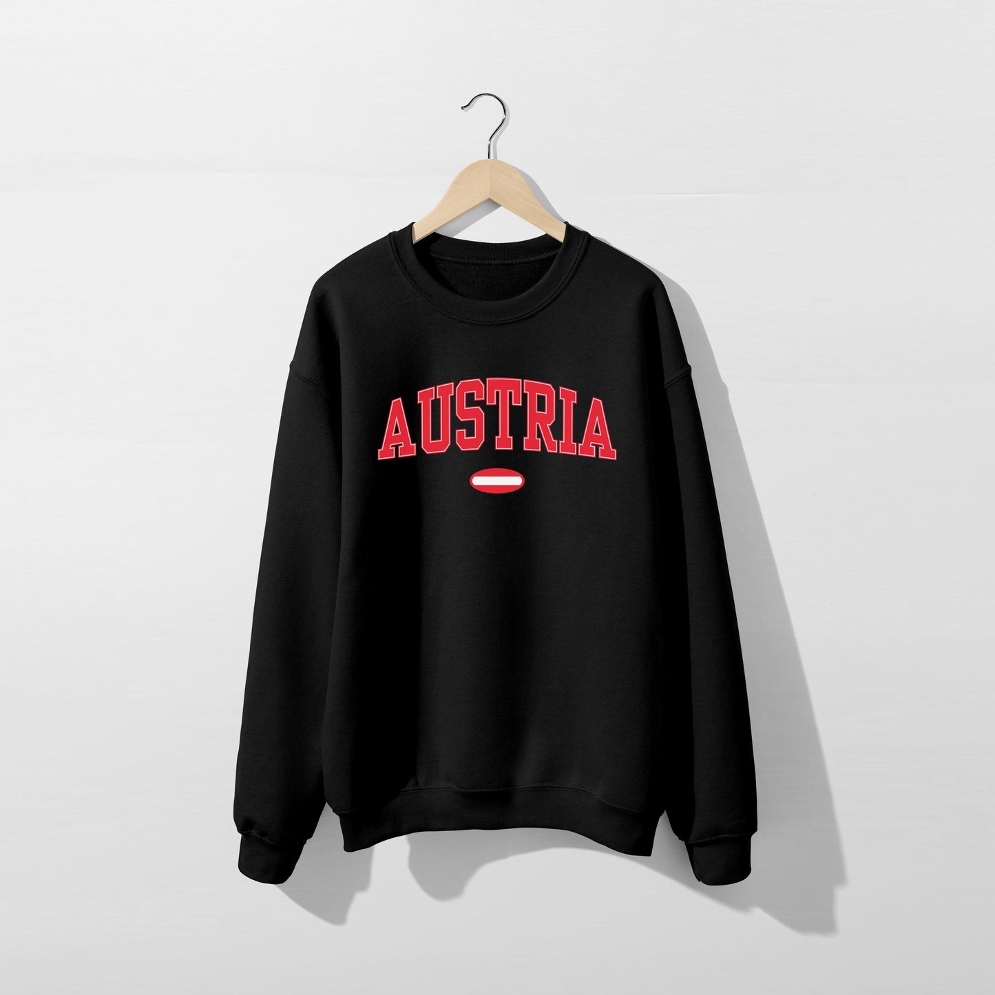 Austria Flag Sweatshirt - Unisex