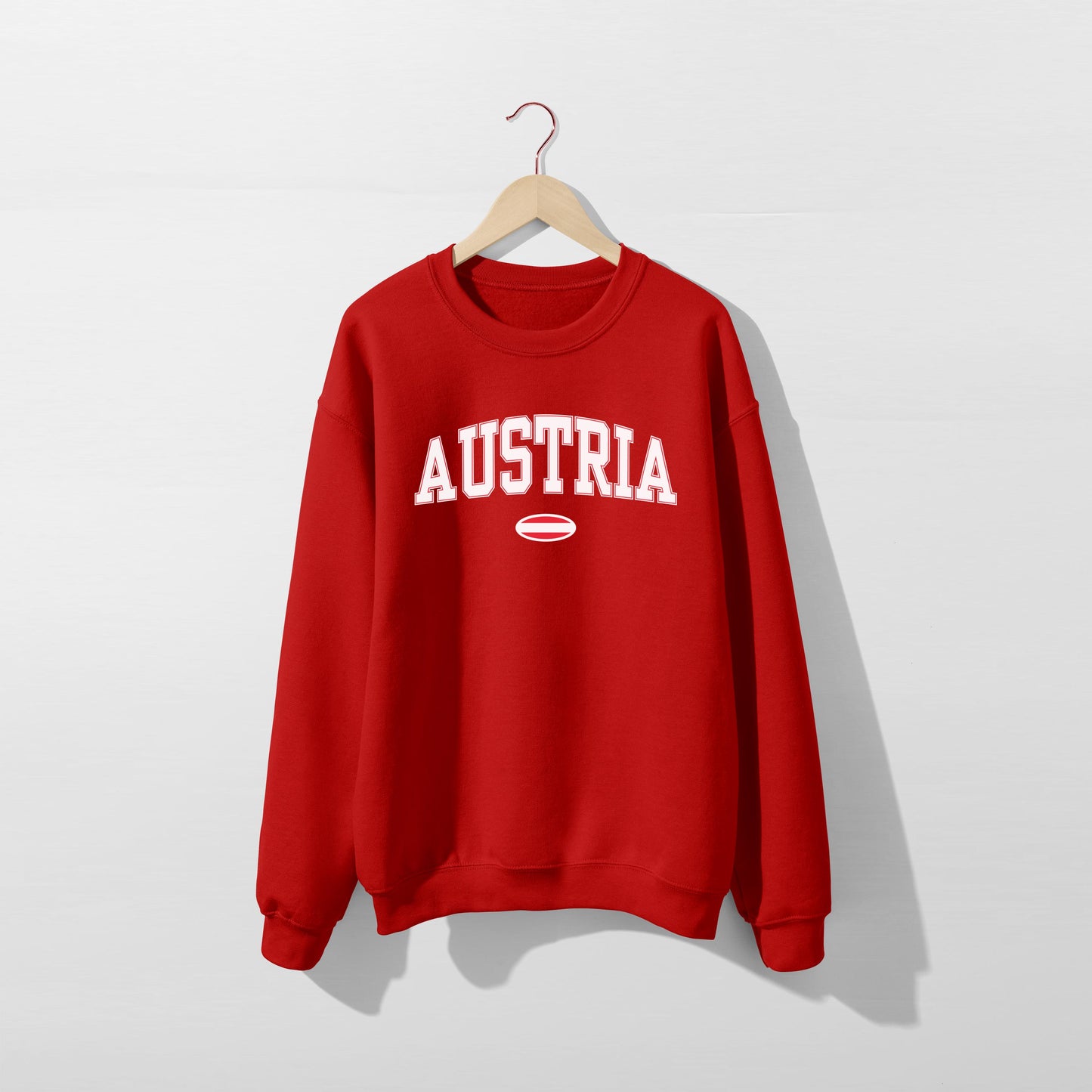 Austria Flag Sweatshirt - Unisex