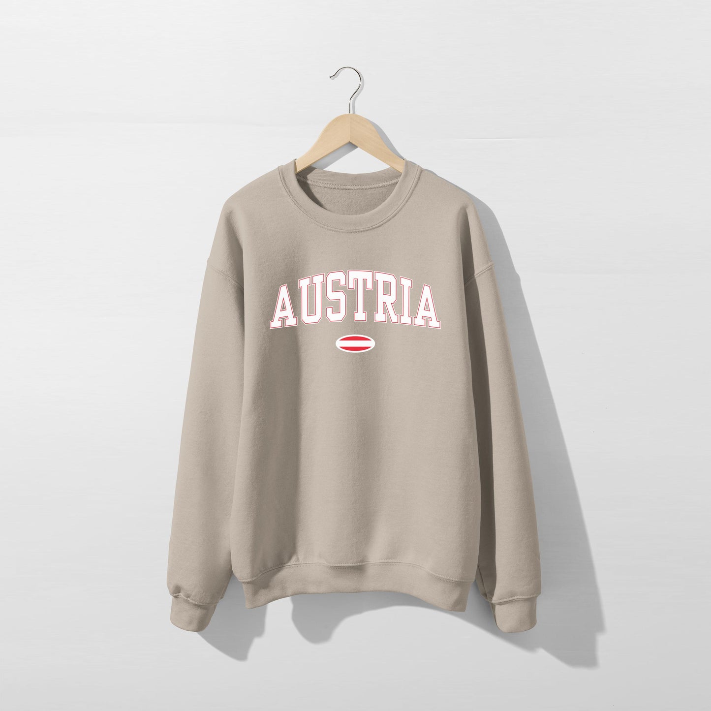 Austria Flag Sweatshirt - Unisex