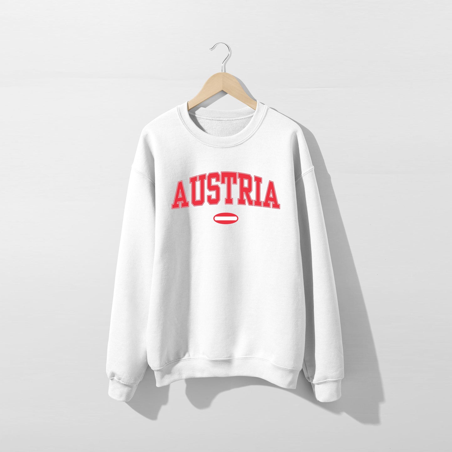 Austria Flag Sweatshirt - Unisex