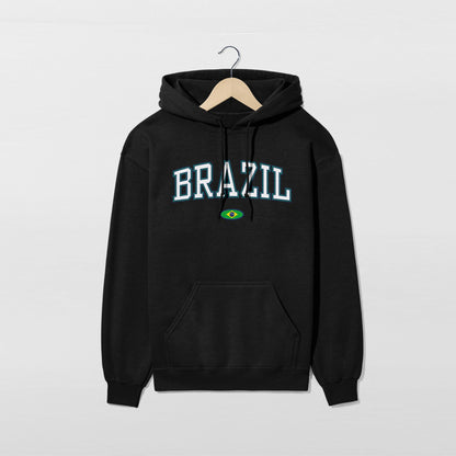 Brazil Flag Hoodie - Unisex