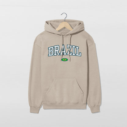 Brazil Flag Hoodie - Unisex