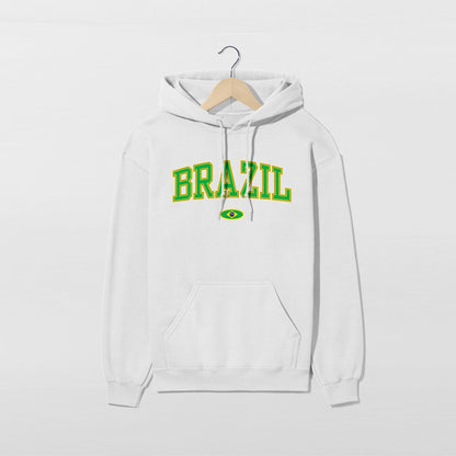 Brazil Flag Hoodie - Unisex