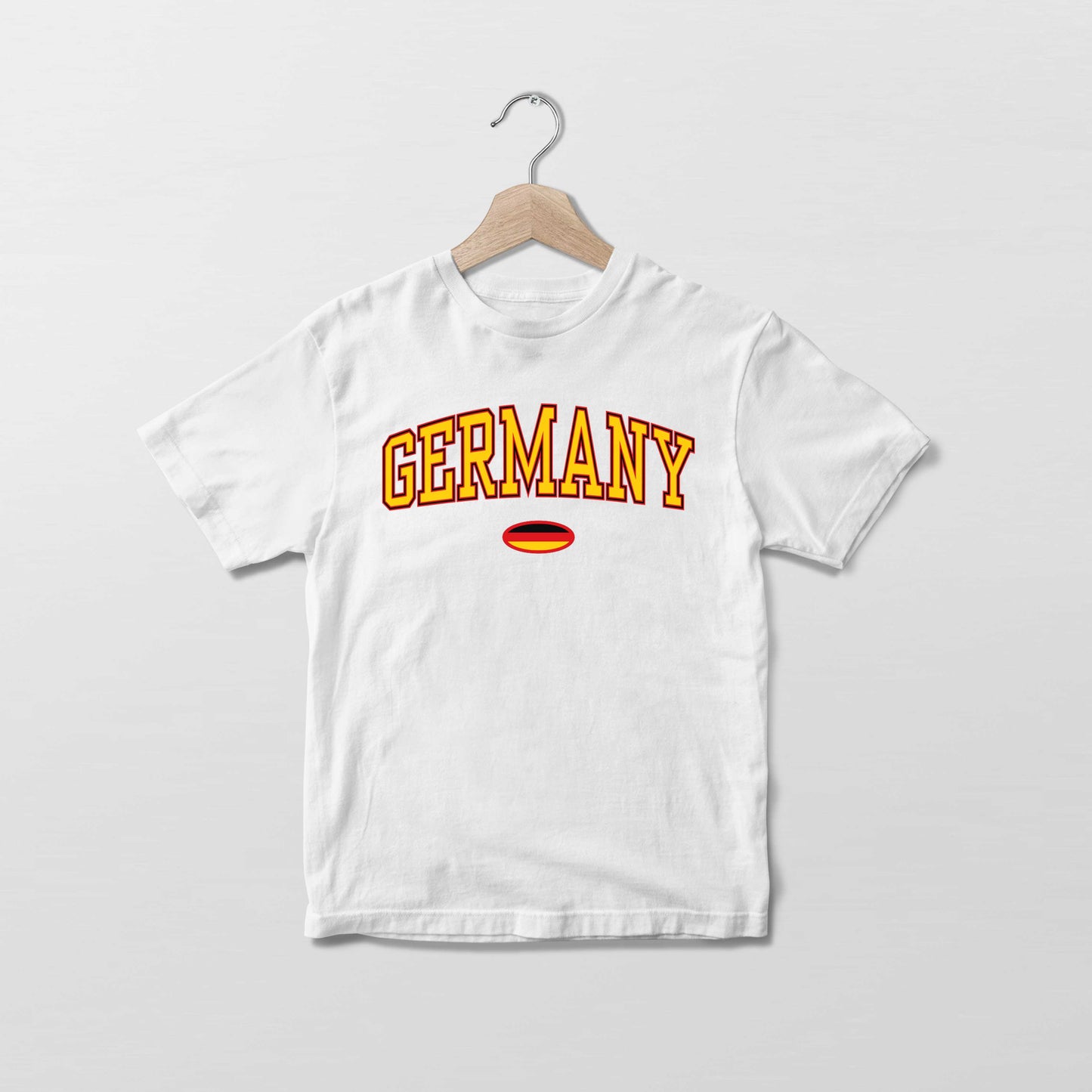 Camiseta con la bandera de Alemania