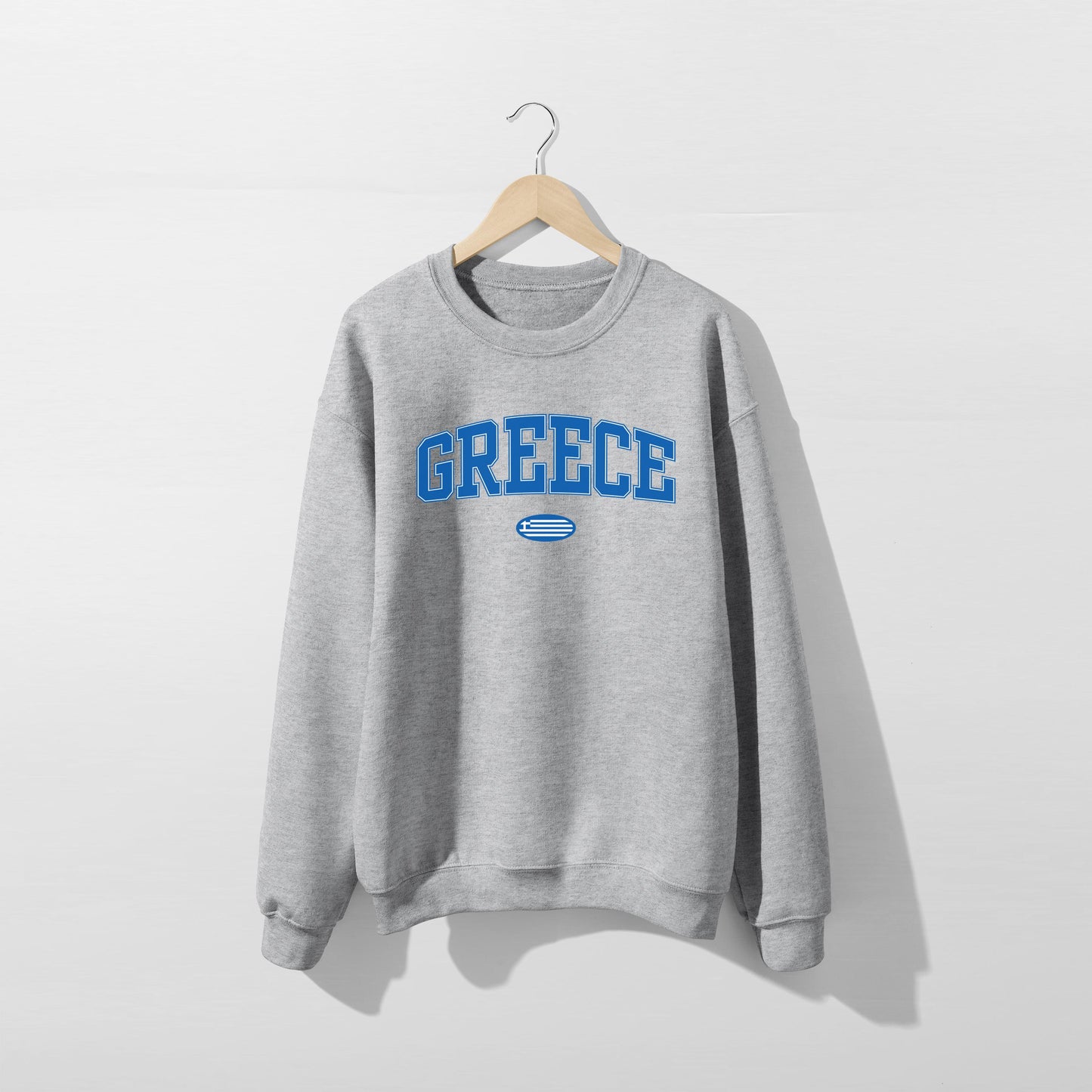 Greece Flag Sweatshirt - Unisex