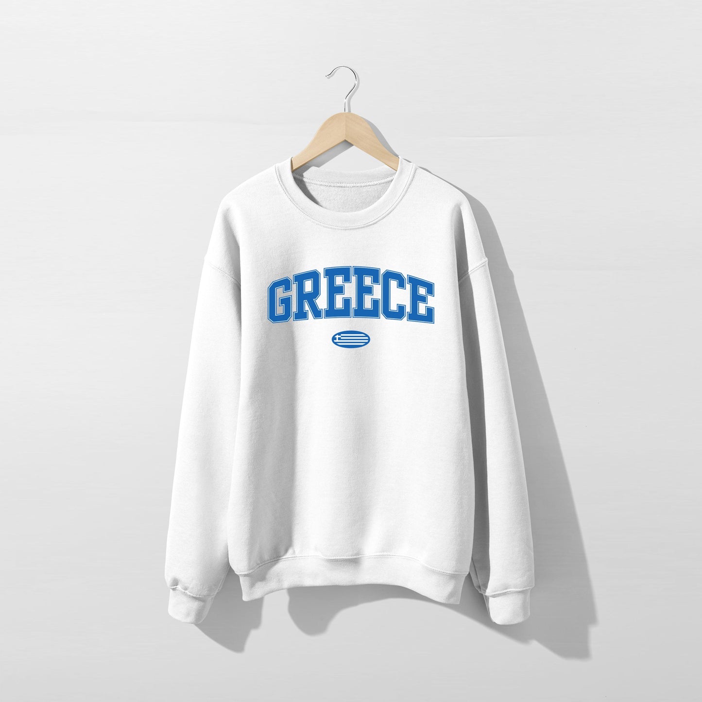 Greece Flag Sweatshirt - Unisex