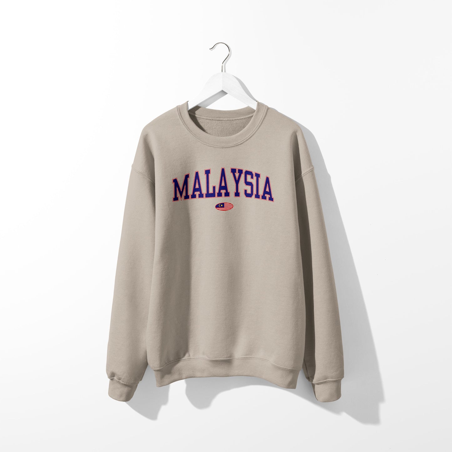 Sweat-shirt avec drapeau de la Malaisie