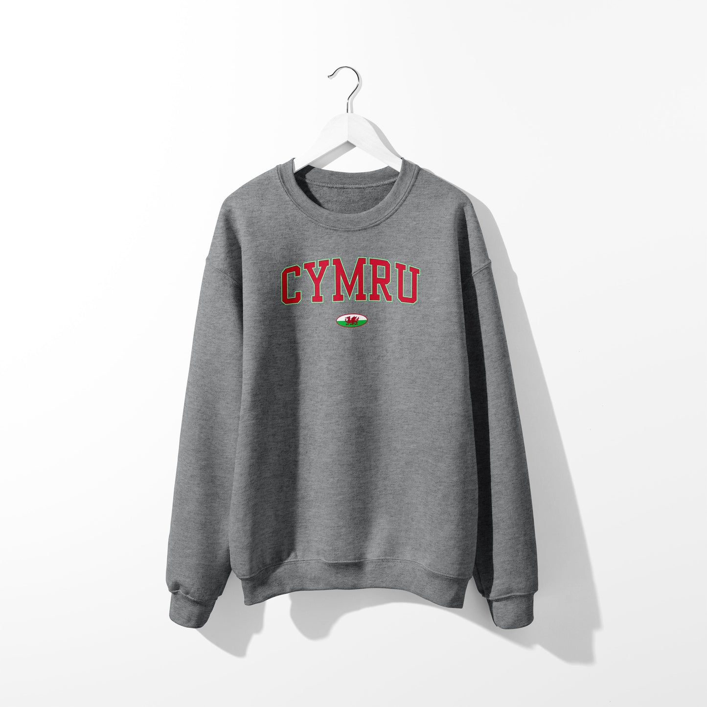 Sweat-shirt avec le drapeau Cymru