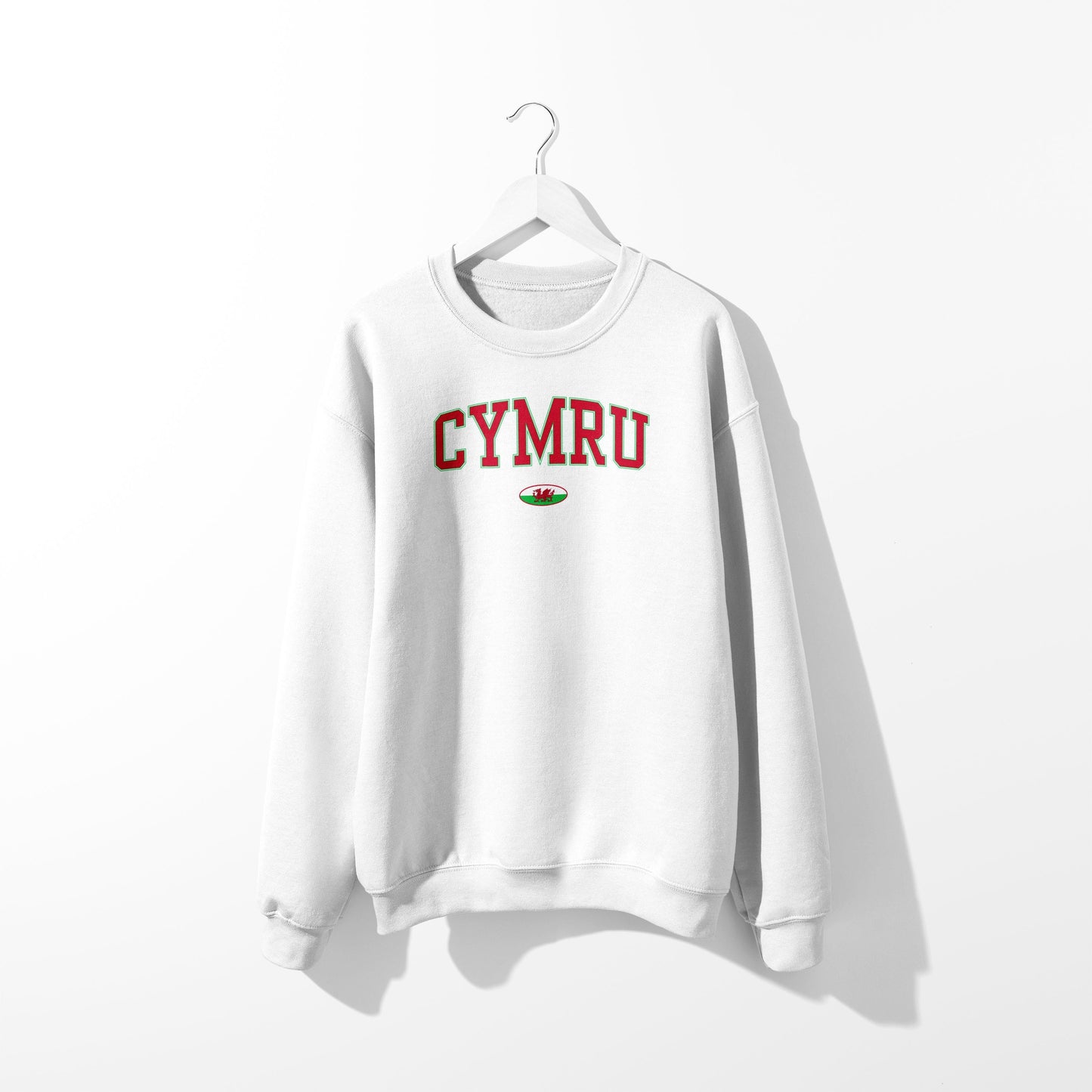 Sweat-shirt avec le drapeau Cymru