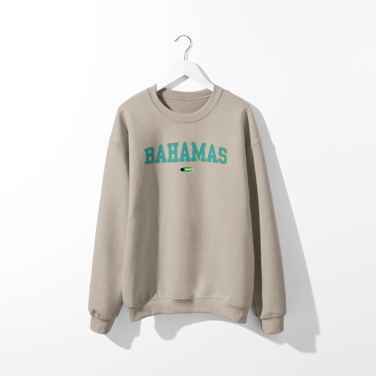 Sweat-shirt avec le drapeau des Bahamas