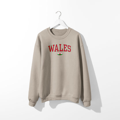 Sweat-shirt avec drapeau du Pays de Galles