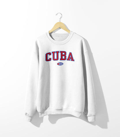 Sweat-shirt avec le drapeau de Cuba