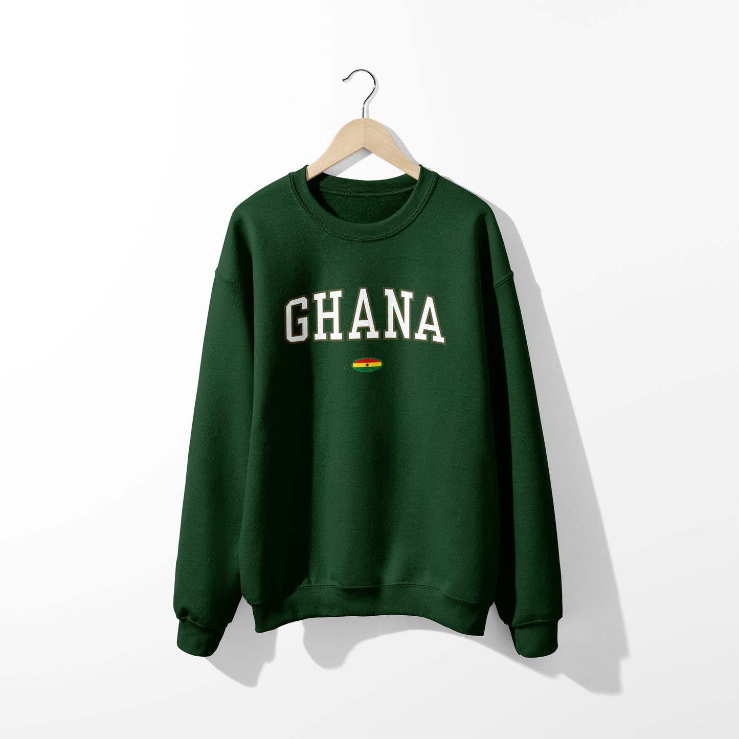 Sweat-shirt avec le drapeau du Ghana