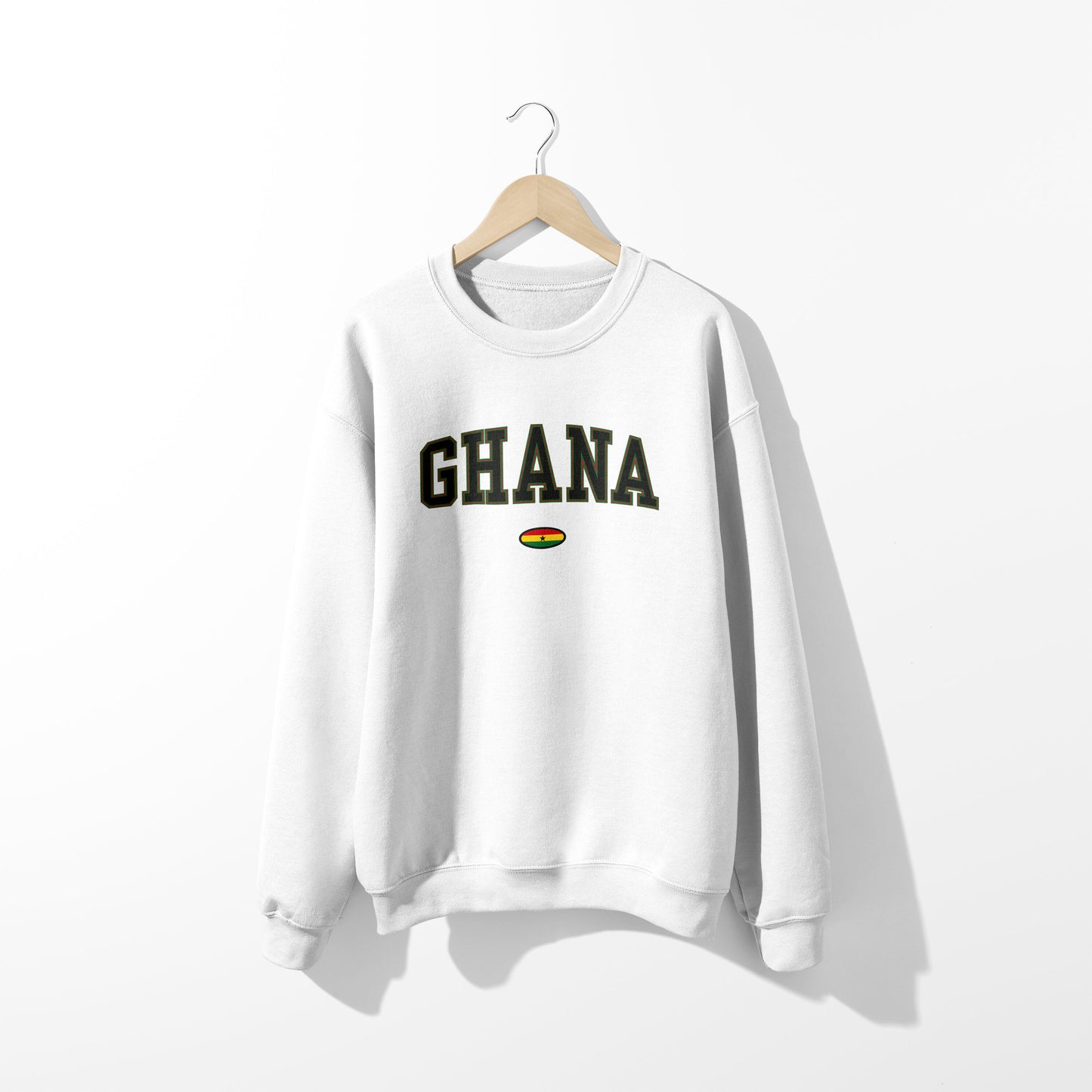 Sudadera con la bandera de Ghana