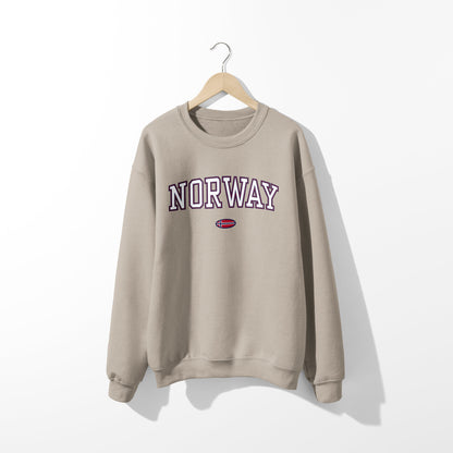 Sweat-shirt avec drapeau de la Norvège