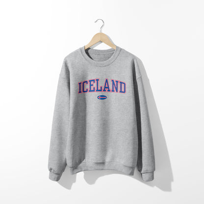 Sudadera con la bandera de Islandia