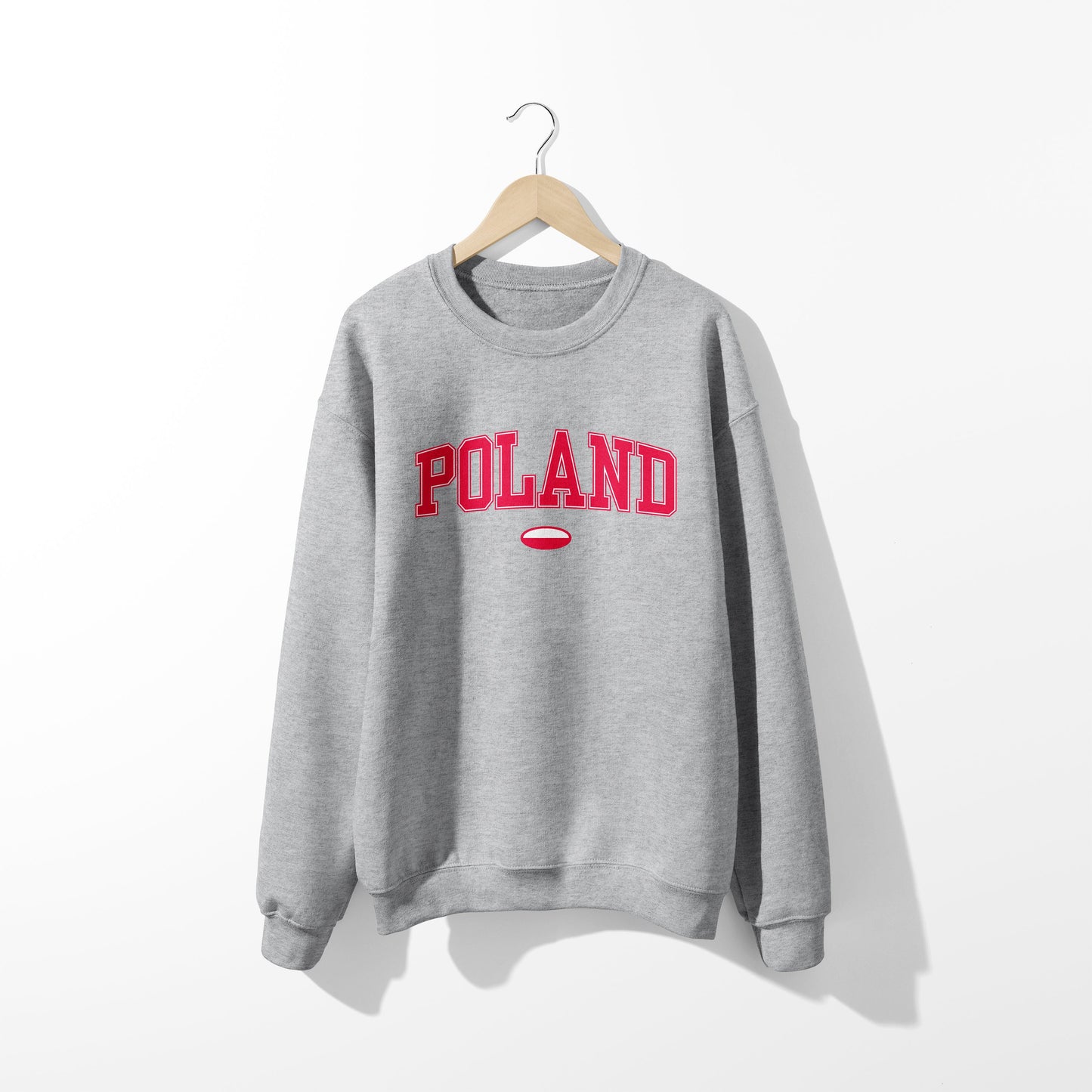 Sudadera con la bandera de Polonia