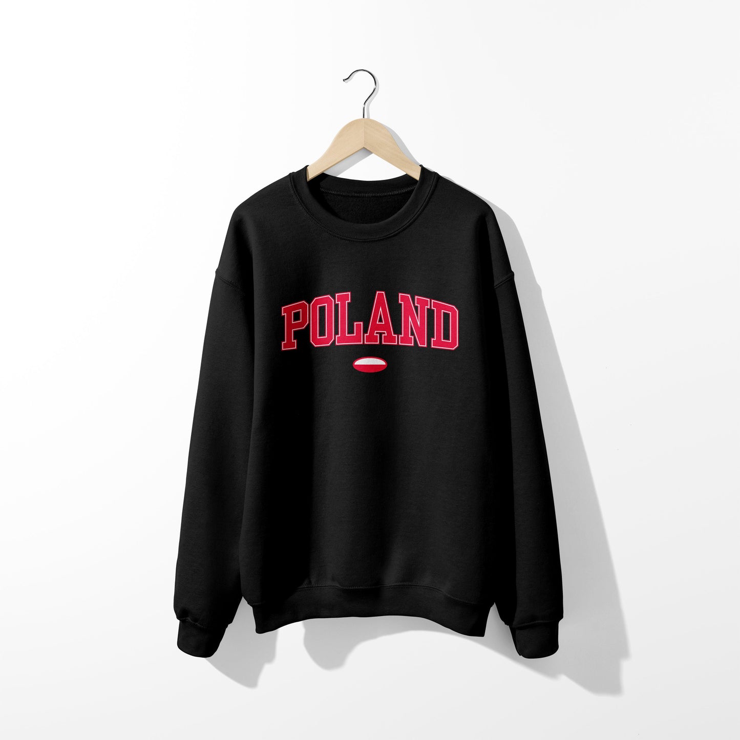 Sudadera con la bandera de Polonia