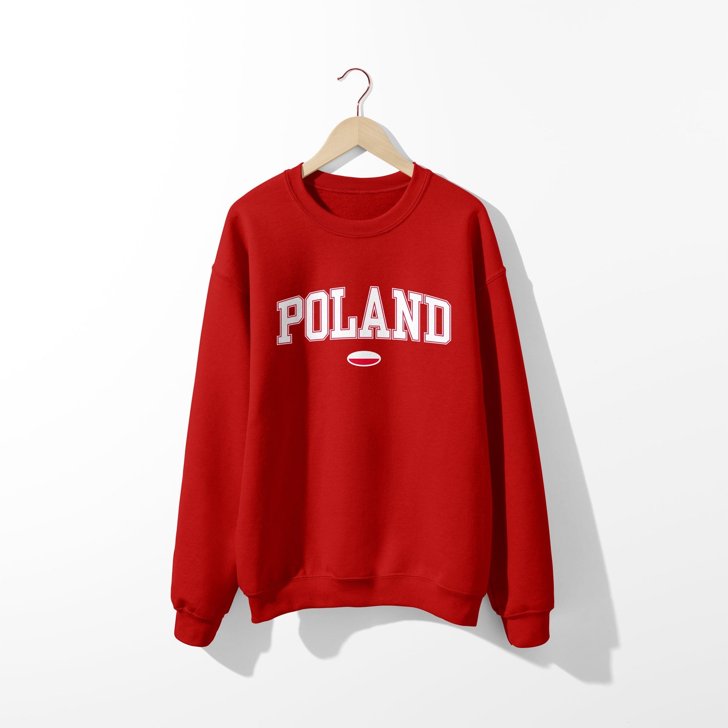 Sudadera con la bandera de Polonia