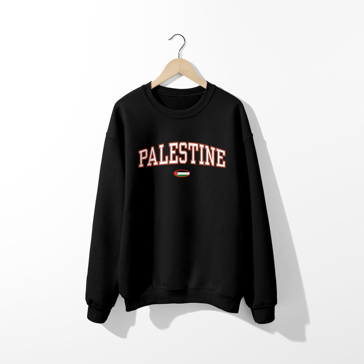 Sweat-shirt avec le drapeau de la Palestine