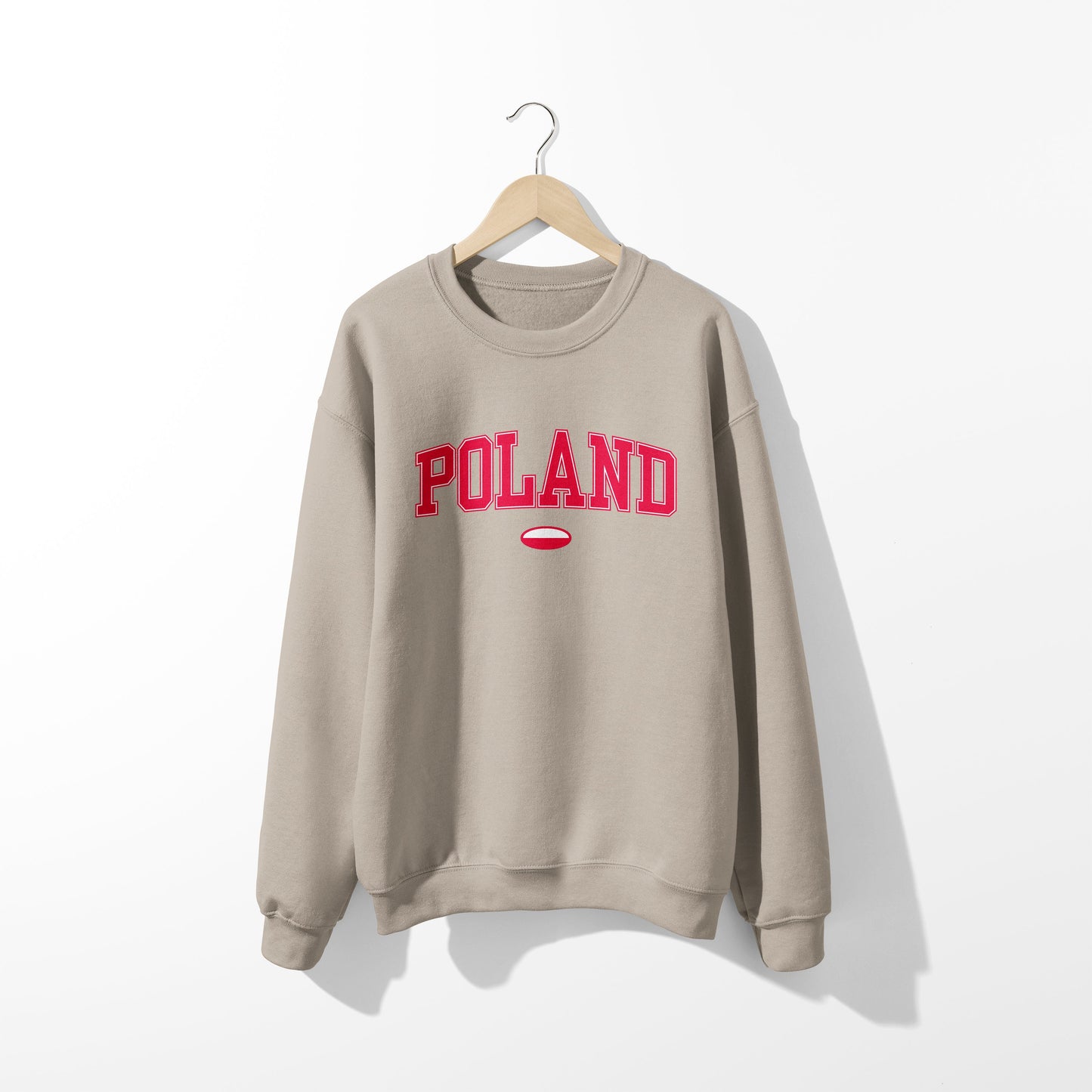 Sudadera con la bandera de Polonia