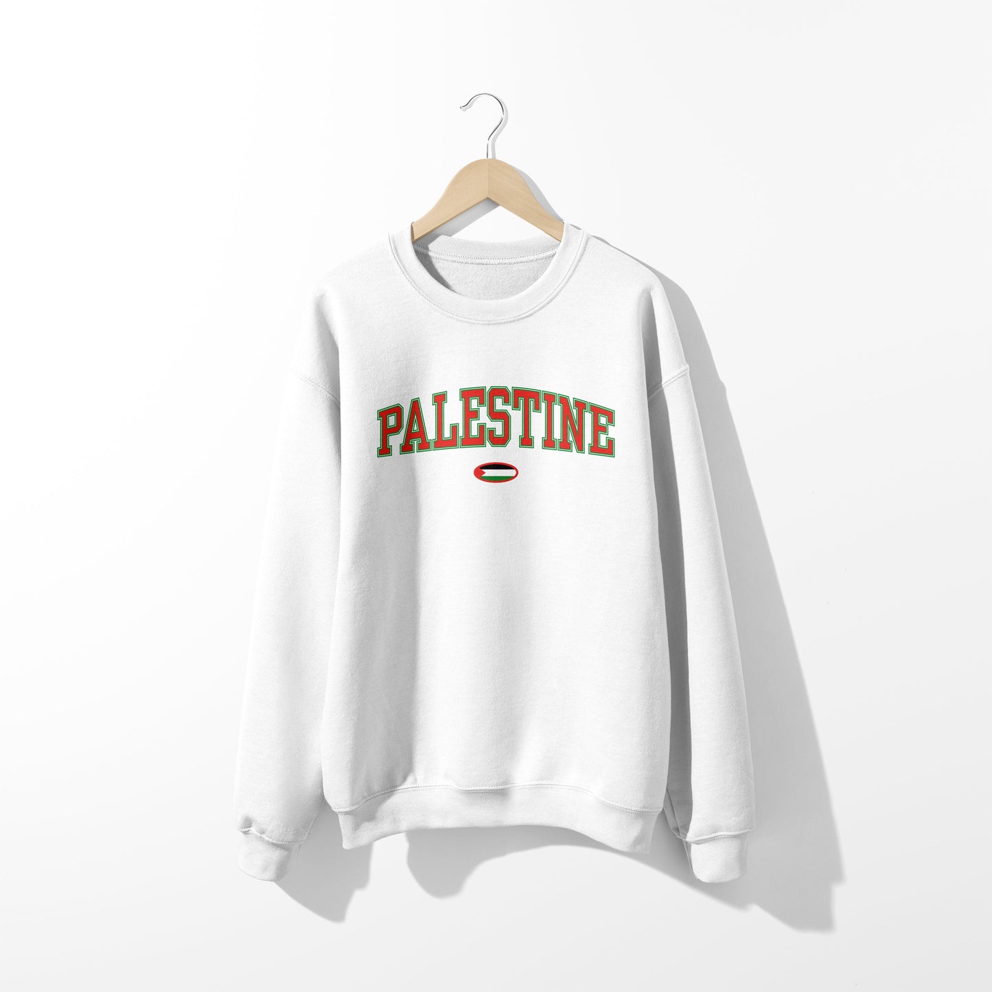 Sweat-shirt avec le drapeau de la Palestine