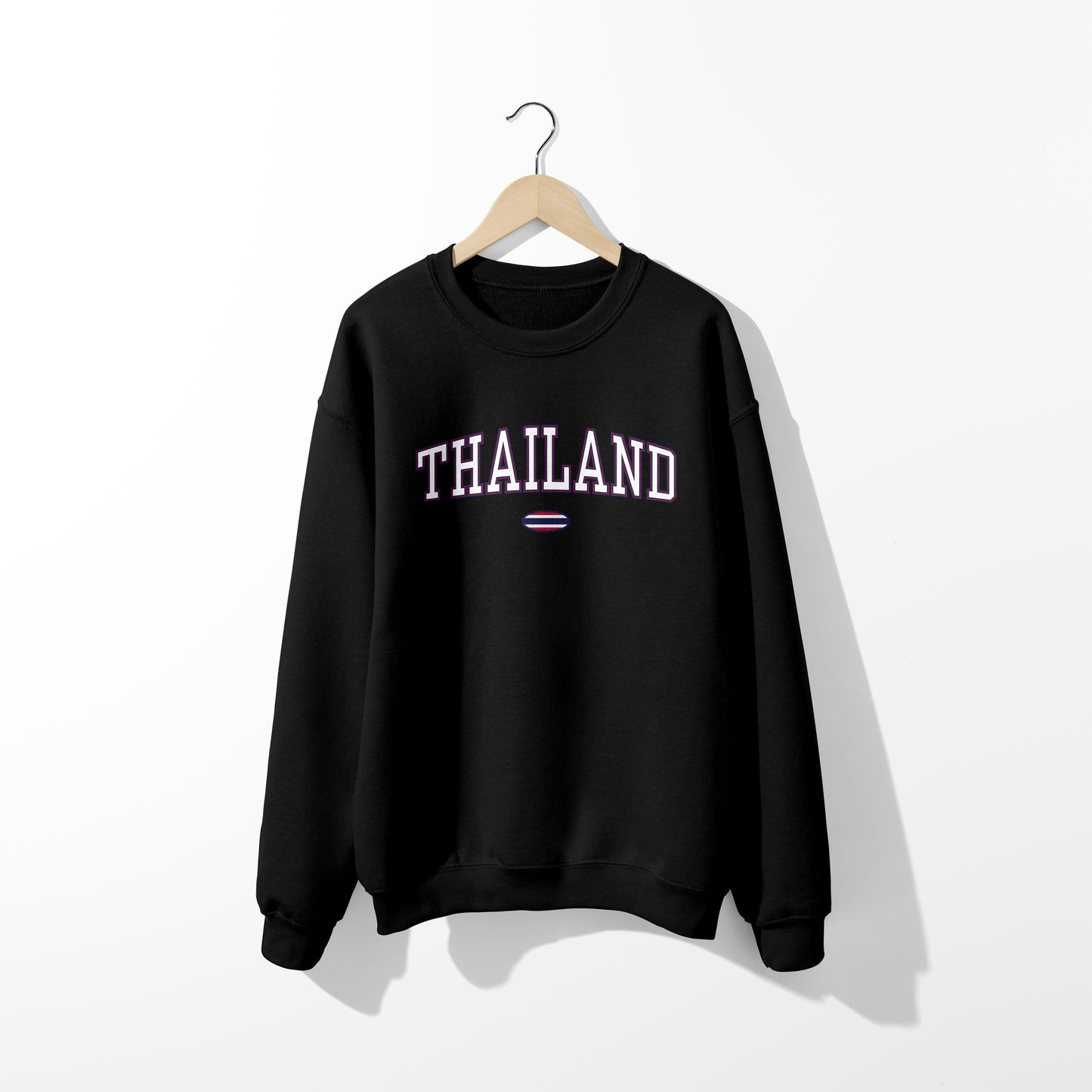 Sweat-shirt avec drapeau de la Thaïlande