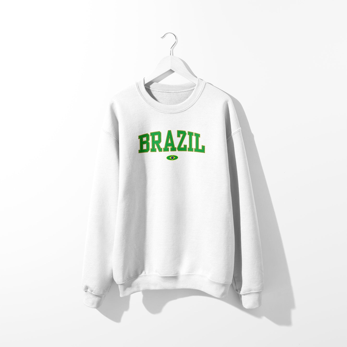 Sudadera con la bandera de Brasil