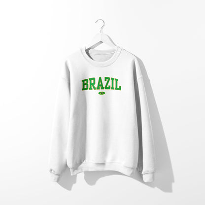 Brazil Flag Sweatshirt- Unisex