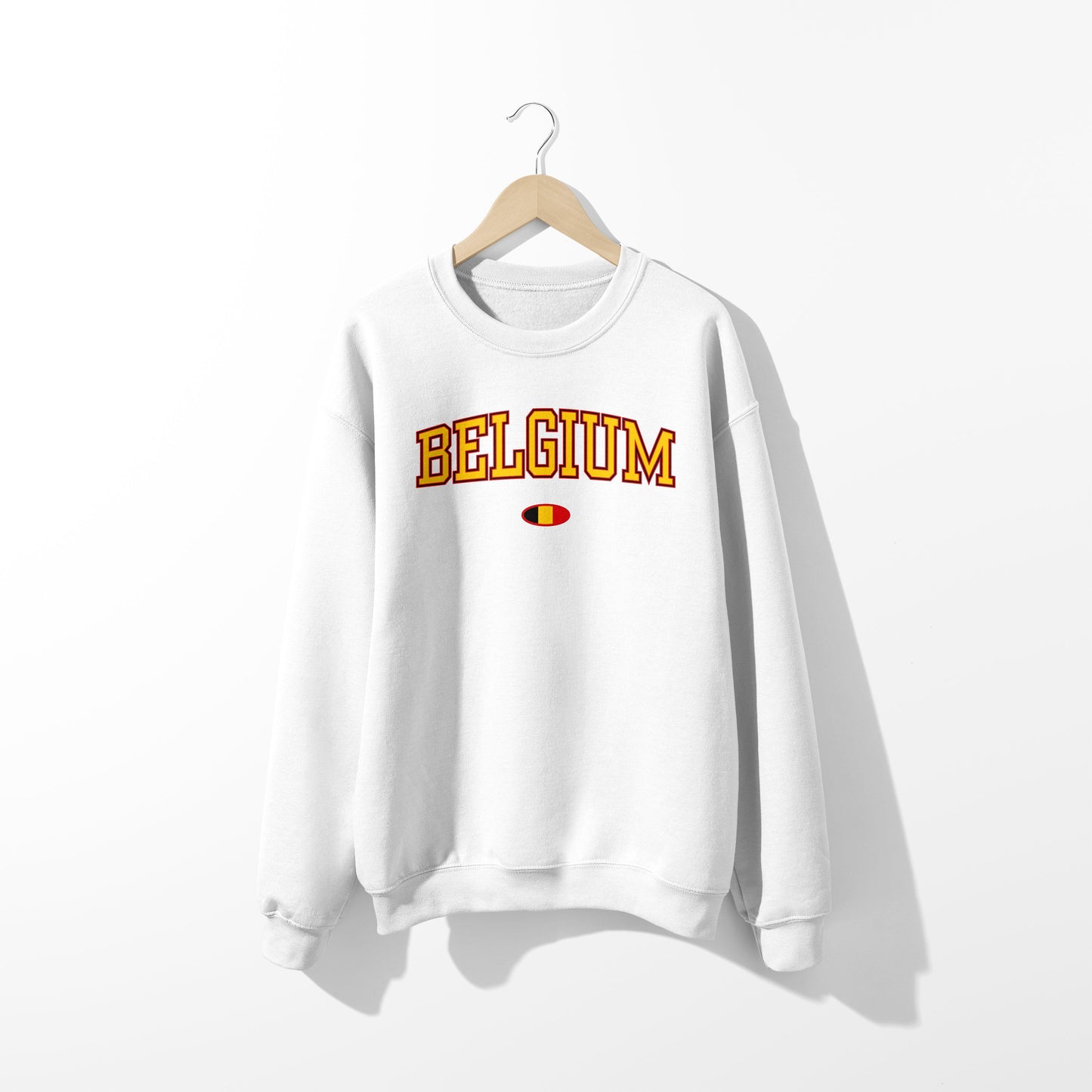 Sweat-shirt drapeau belge