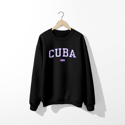 Sweat-shirt avec le drapeau de Cuba