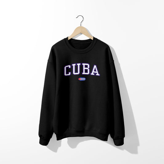 Sudadera con la bandera de Cuba