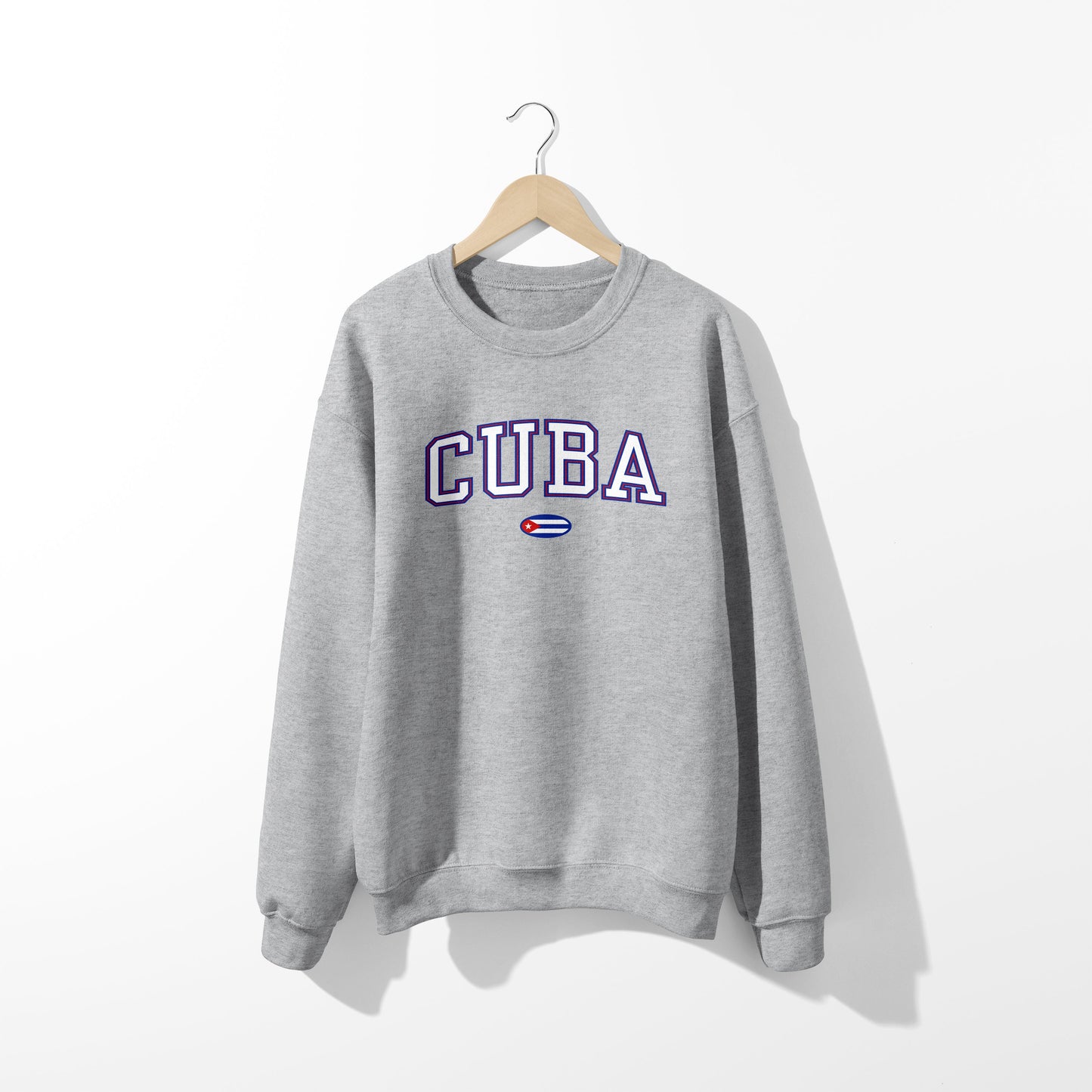 Sweat-shirt avec le drapeau de Cuba