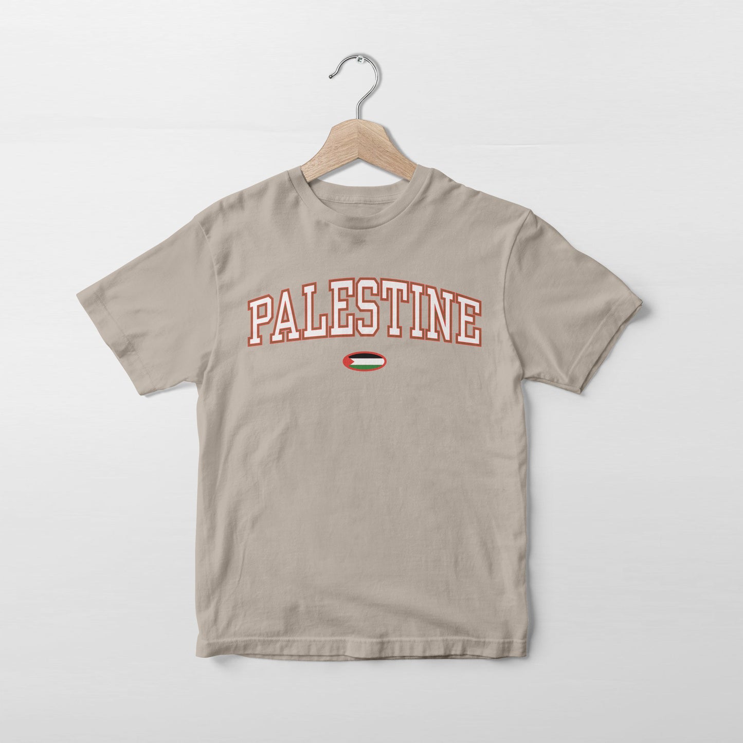 Camiseta con la bandera de Palestina