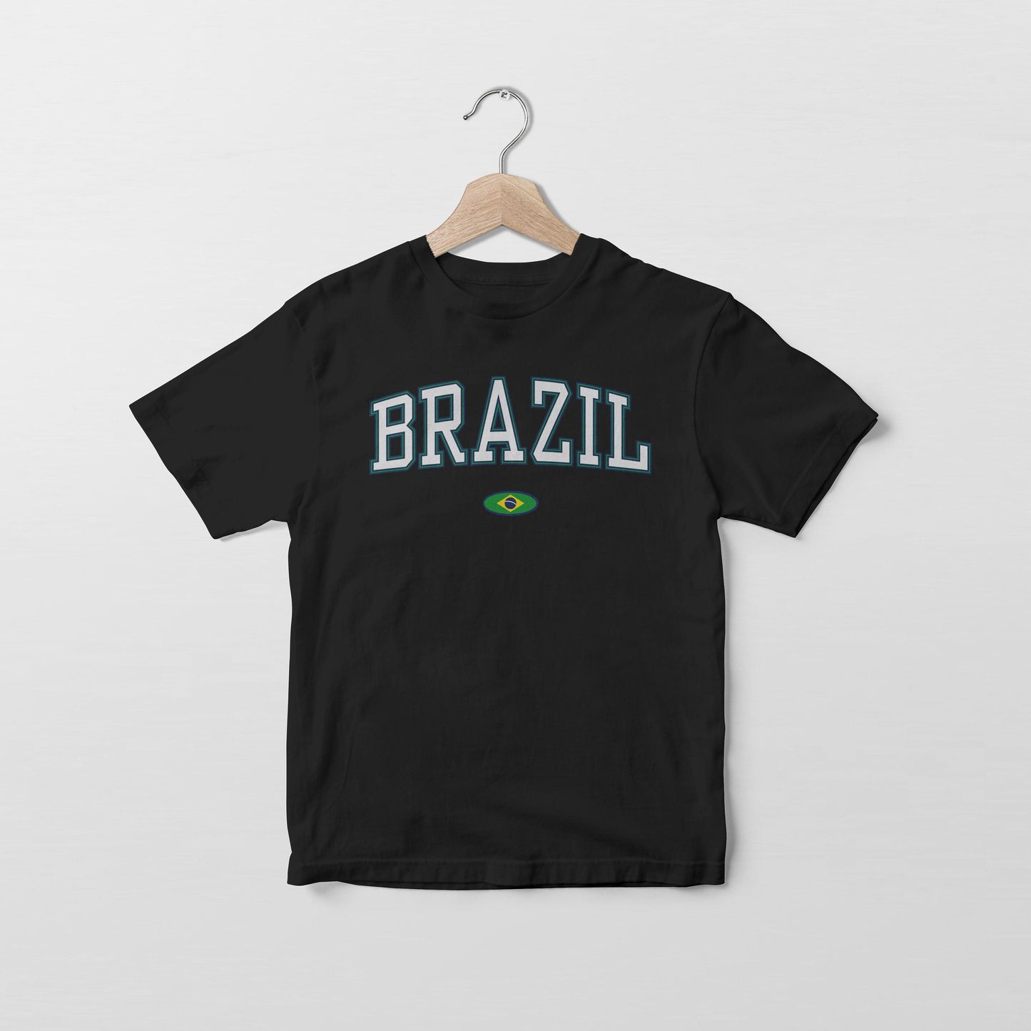 T-shirt avec le drapeau du Brésil