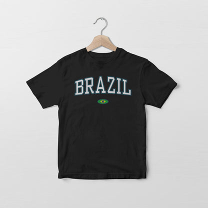 Camiseta con la bandera de Brasil