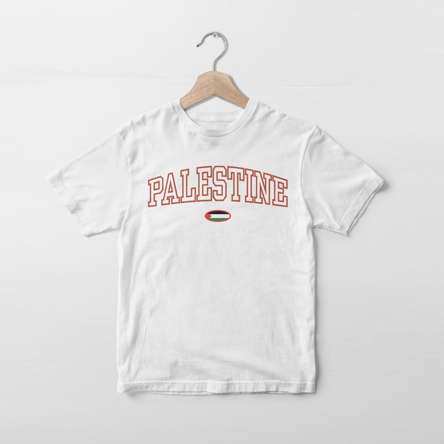 T-shirt avec le drapeau de la Palestine