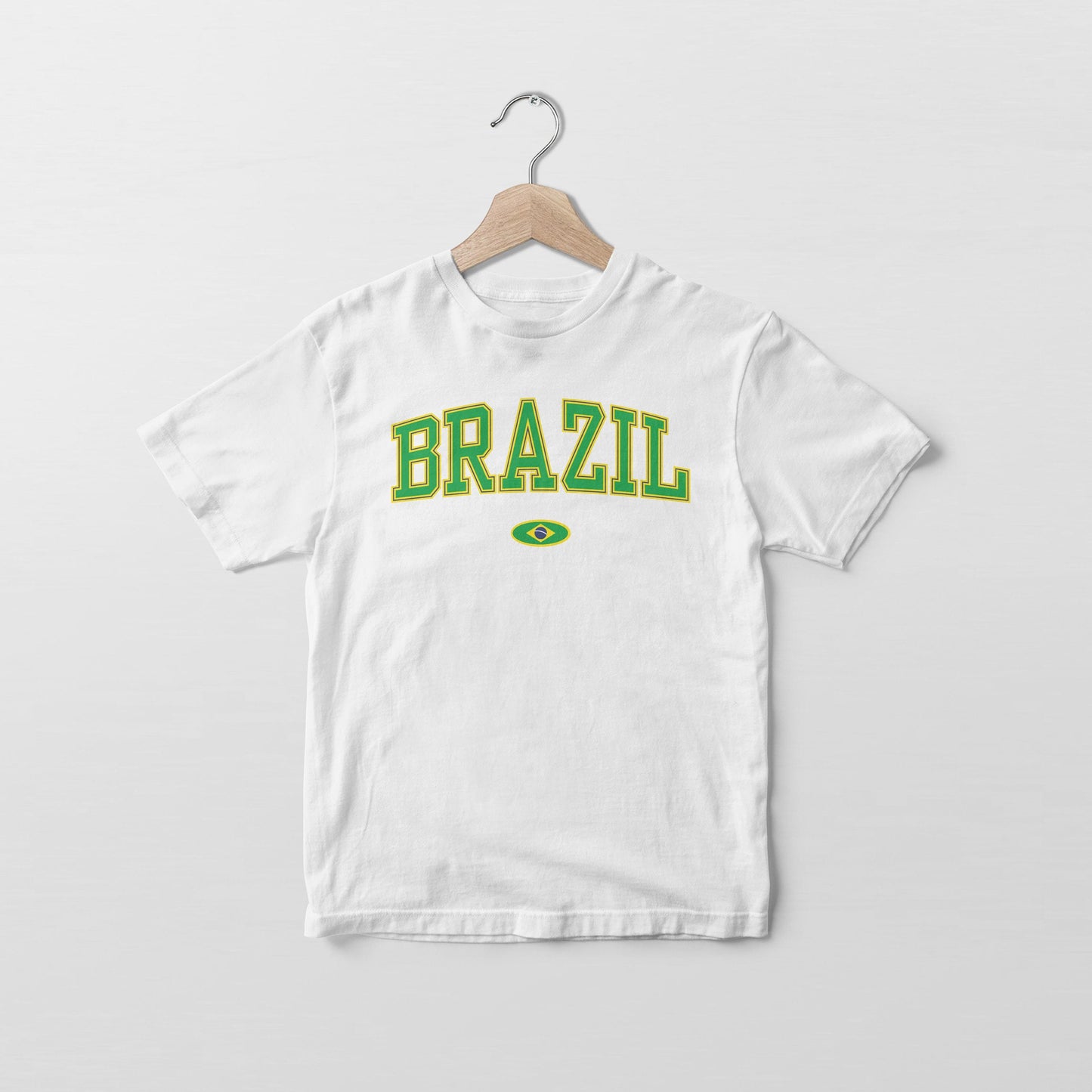 T-shirt avec le drapeau du Brésil