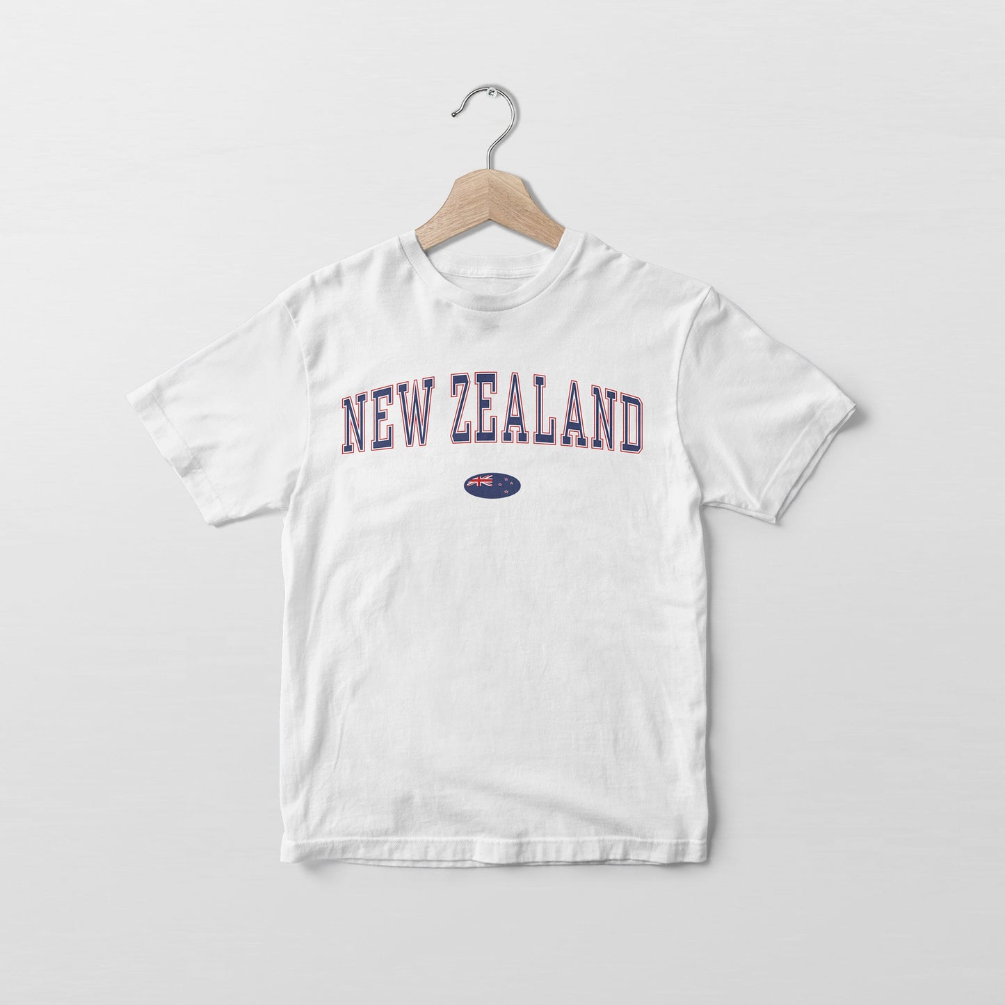 T-shirt avec le drapeau de la Nouvelle-Zélande