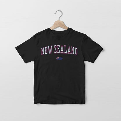 T-shirt avec le drapeau de la Nouvelle-Zélande