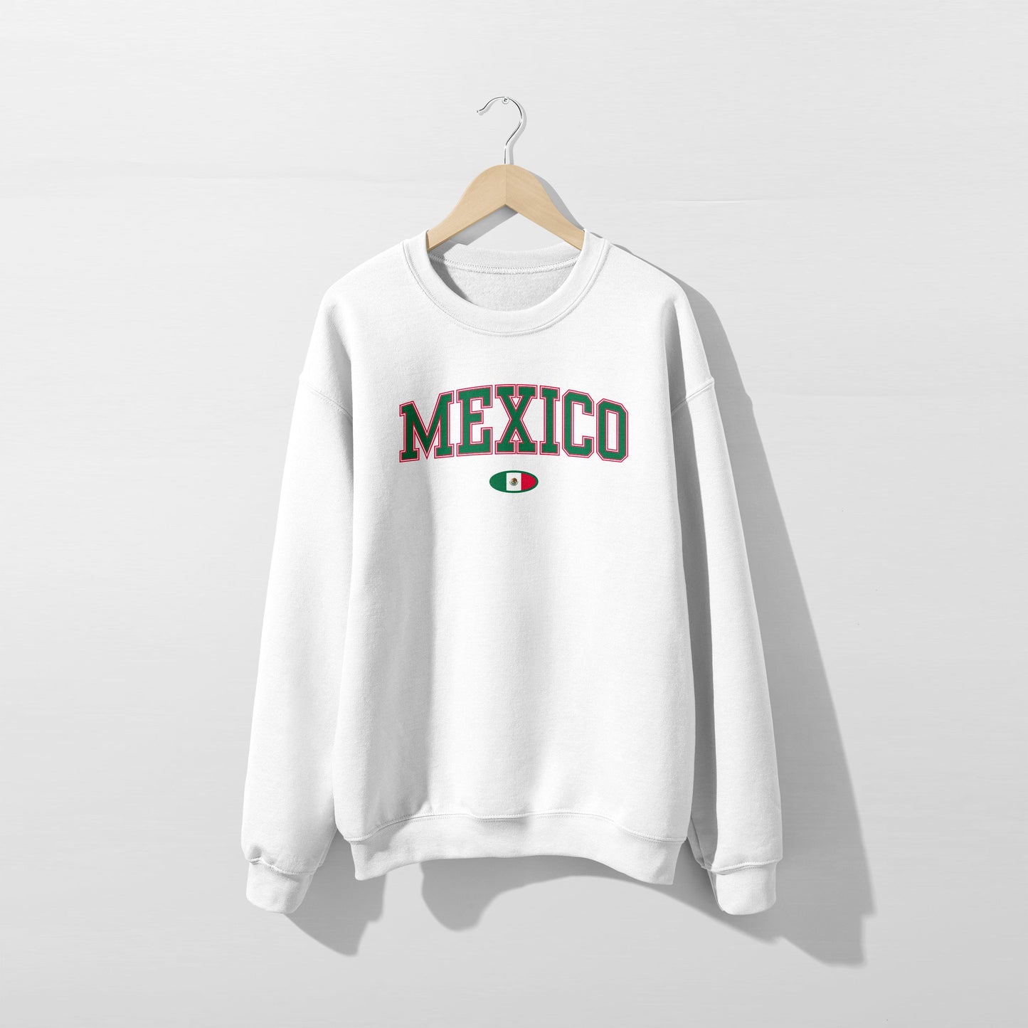 Sweat-shirt avec le drapeau du Mexique