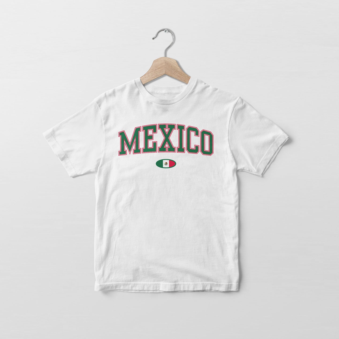 T-shirt avec le drapeau du Mexique