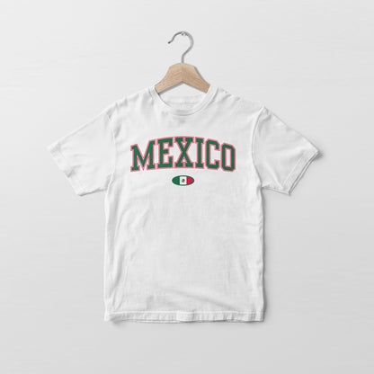 Camiseta con la bandera de México