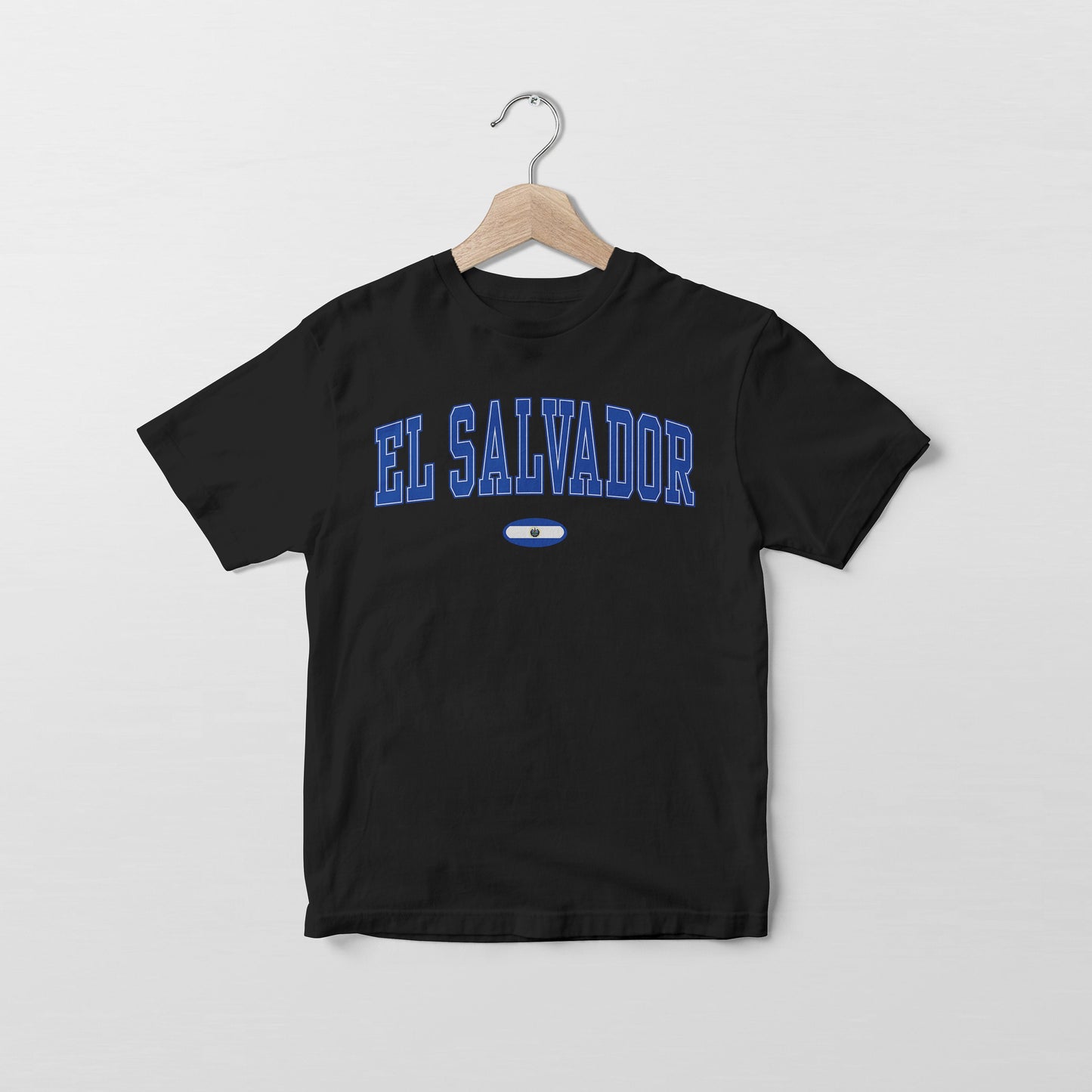 Camiseta con la bandera de El Salvador