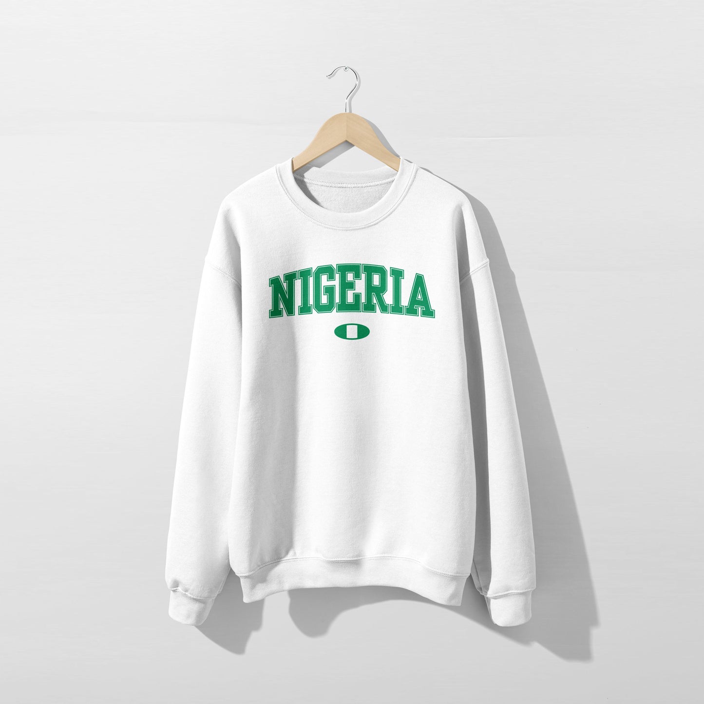 Sweat-shirt avec le drapeau du Nigéria