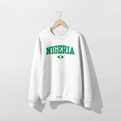 Sudadera con la bandera de Nigeria